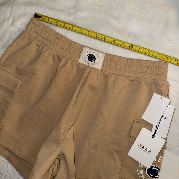 WEAR by Erin Andrews Women’s Penn State Cargo Sweat Shorts XL NWT - Picture 2 of 8
